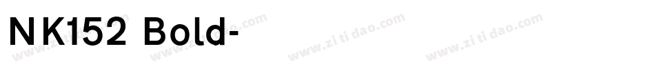 NK152 Bold字体转换